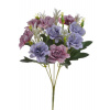 Canea Kytice jiřin 10 květů - fialová/starorůžová 31 cm Canea Kytice jiřin 10 květů - fialová/starorůžová 31 cm