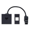 Solight RJ45 Cat6 doplňkový modul pro vestavné zásuvky série PP128 Solight RJ45 Cat6 doplňkový modul pro vestavné zásuvky série PP128