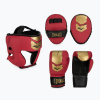 Boxerský set Everlast Prospect 2 prilba + lapy + rukavice red/gold Boxerský set Everlast Prospect 2 prilba + lapy + rukavice red/gold