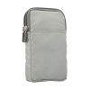 AppleMix Taška / puzdro - multifunkčné - opasok / ramenný popruh + karabína pre Apple iPhone - svetlo sivá AppleMix Taška / puzdro - multifunkčné - opasok / ramenný popruh + karabína pre Apple iPhone - svetlo sivá