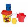 Vedro set Iron Man Medium Garnished Bucket Smoby s krhlou 6 dielov 18 cm výška od 18 mes Vedro set Iron Man Medium Garnished Bucket Smoby s krhlou 6 dielov 18 cm výška od 18 mes