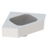 Geberit iCon Rohové umývadielko 46x33 cm, bez otvoru na batériu, bez prepadu, biela 124730000 Geberit iCon Rohové umývadielko 46x33 cm, bez otvoru na batériu, bez prepadu, biela 124730000