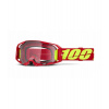 ARMATIC 100% brýle červené, čiré plexi ARMATIC 100% brýle červené, čiré plexi