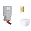 Grohe Uniset Set predstenovej inštalácie, klozetu, dosky SoftClose a tlačidla Skate Cosmopolitan, Cool Sunrise SANI15BB4112-GR Grohe Uniset Set predstenovej inštalácie, klozetu, dosky SoftClose a tlačidla Skate Cosmopolitan, Cool Sunrise SANI15BB4112-GR