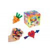 Teddies Stavebnica mini kocky penové samolepiace v krabičke 8x8x8cm Teddies Stavebnica mini kocky penové samolepiace v krabičke 8x8x8cm