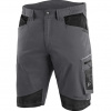 CANIS Pánske kraťasy CXS SOLIS FLEX, sivo-čierne, Varianta sivo-čierna, Veľkosť 60 CANIS Pánske kraťasy CXS SOLIS FLEX, sivo-čierne, Varianta sivo-čierna, Veľkosť 60