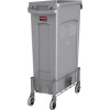 Nádoba na odpad SLIM JIM® ,s kovovým vozíkom Rubbermaid Nádoba na odpad SLIM JIM® ,s kovovým vozíkom Rubbermaid