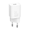 Baseus rychlonabíječka do sítě Super Si USB-C PD QC 30W bílá - Baseus CCSUP-J02 Baseus rychlonabíječka do sítě Super Si USB-C PD QC 30W bílá - Baseus CCSUP-J02