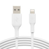 Belkin BOOST CHARGE™ Lightning/USB-A kabel, 2m, bílý CAA001bt2MWH Belkin BOOST CHARGE™ Lightning/USB-A kabel, 2m, bílý CAA001bt2MWH