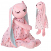 Plyšový králik maskot ružový 52cm Plyšový králik maskot ružový 52cm
