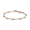 Náramok PANDORA Pozlátený Trblietavé pavé tyčky 18 cm 589217C01-18 Náramok PANDORA Pozlátený Trblietavé pavé tyčky 18 cm 589217C01-18