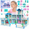 Domček pre bábiky Rezidencia s detským ihriskom