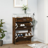 zahrada-XL Botník dymový dub 63x24x104 cm spracované drevo 342567 zahrada-XL Botník dymový dub 63x24x104 cm spracované drevo 342567