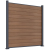 Rojaplast ELEMENT plotový panel WPC 180 × 180 cm a koncovky, tík Rojaplast ELEMENT plotový panel WPC 180 × 180 cm a koncovky, tík
