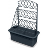 Prosperplast Kvetináč s pergolou Blomas 58 cm antracitový Prosperplast Kvetináč s pergolou Blomas 58 cm antracitový