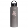 Real Madrid FC Fľaša Real Madrid FC, šedá, hliník, 600 ml Real Madrid FC Fľaša Real Madrid FC, šedá, hliník, 600 ml