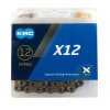 Reťaz KMC X12 Ti-N Gold/Black 12s Reťaz KMC X12 Ti-N Gold/Black 12s