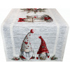 Vianočný gobelínový behúň na stôl Škriatkovia 40x180 cm Chenille IT020 Vianočný gobelínový behúň na stôl Škriatkovia 40x180 cm Chenille IT020