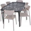 ROJAPLAST Set záhradného nábytku ZWMT-24 záhradný stôl 1 + 6 záhradných stoličiek MARE ROJAPLAST Set záhradného nábytku ZWMT-24 záhradný stôl 1 + 6 záhradných stoličiek MARE