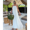 BeChick Krémové šaty Chiffon Muse BeChick ❤ - M BeChick Krémové šaty Chiffon Muse BeChick ❤ - M