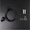 COLORS PN-DBA2 Závesné lanká pre Líniové LED svietidlo, set, čierna, 2m COLORS PN-DBA2 Závesné lanká pre Líniové LED svietidlo, set, čierna, 2m