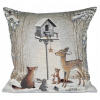 Obliečka na vankúš - Dekoratívny vankúš najvyšší štýl 45 x 45 cm (Gobelin vankúš 45x45 Zimné zvieratá Deer) Obliečka na vankúš - Dekoratívny vankúš najvyšší štýl 45 x 45 cm (Gobelin vankúš 45x45 Zimné zvieratá Deer)
