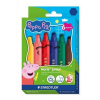 Fixky, sada, 2,5 mm, vyprateľné, jumbo, STAEDTLER Noris junior 329, Peppa Pig, 6 farieb Fixky, sada, 2,5 mm, vyprateľné, jumbo, STAEDTLER Noris junior 329, Peppa Pig, 6 farieb
