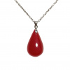 VM Náhrdelník kvapka Jadeit červený VM Náhrdelník kvapka Jadeit červený