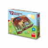 Dino DOMÁCE ZVIERATÁ 12 Drevené licenčné kocky Dino DOMÁCE ZVIERATÁ 12 Drevené licenčné kocky