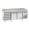 Pizza cooling counter, Arktic, 362L, Strieborná, 220-240V/210W, 2025x800x(H)1040mm Pizza cooling counter, Arktic, 362L, Strieborná, 220-240V/210W, 2025x800x(H)1040mm