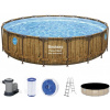 Bestway Bazén Power Steel Wood Swim Vista 5,49 x 1,22 m 56977 Bestway Bazén Power Steel Wood Swim Vista 5,49 x 1,22 m 56977
