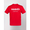 Pánske tričko VSB hasič s vlastným textom v červenej farbe Pánske tričko VSB hasič s vlastným textom v červenej farbe