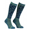 ORTOVOX Pánske SKI TOUR COMPRESSION LONG SOCKS deep ocean - modré Veľkosť: 45-47 ORTOVOX Pánske SKI TOUR COMPRESSION LONG SOCKS deep ocean - modré Veľkosť: 45-47