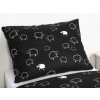 Dreamy Linens Obliečky bavlnené čierne Ovečky Dreamy Linens Obliečky bavlnené čierne Ovečky