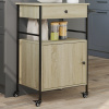 Kuchyňský vozík dub sonoma 56 x 43 x 89,5 cm kompozitní dřevo Hnědá 842392 Kuchyňský vozík dub sonoma 56 x 43 x 89,5 cm kompozitní dřevo Hnědá 842392