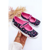 Dievčenské baletné papuče Befado 114Y518 Navy-Pink 33
