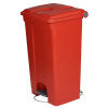 Pedálový/nášľapný zberač odpadkov ,objem 90 l, š x v x h 505 x 790 x 410 mm EUROKRAFTbasic Pedálový/nášľapný zberač odpadkov ,objem 90 l, š x v x h 505 x 790 x 410 mm EUROKRAFTbasic