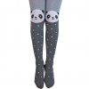 Dievčenské pančuchy s obrázkom WOLA PANDA šedé Veľkosť: 92-98 Dievčenské pančuchy s obrázkom WOLA PANDA šedé Veľkosť: 92-98
