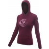 Dámská merino mikina SENSOR Upper Fox port red Velikost: XL, Barva: červená Dámská merino mikina SENSOR Upper Fox port red Velikost: XL, Barva: červená
