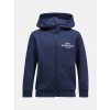 MIKINA PEAK PERFORMANCE JR ORIGINAL ZIP HOOD BLUE SHADOW MIKINA PEAK PERFORMANCE JR ORIGINAL ZIP HOOD BLUE SHADOW