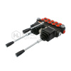 Hydraulický rozdeľovač 5 sekciový 40L/min ovládaný dvoma joystickmi a pákou Hydraulický rozdeľovač 5 sekciový 40L/min ovládaný dvoma joystickmi a pákou