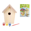 Vtáčia búdka s farbami Vtáčia búdka s farbami