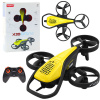 LEAN Toys Mini diaľkové ovládanie RC dron Syma X36 štvorosá akrobacia žltá LEAN Toys Mini diaľkové ovládanie RC dron Syma X36 štvorosá akrobacia žltá