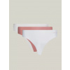 Dámske 3Pack BRAZILIAN UW0UW03871 0R2 white/st.béžová/ružová - Tommy Hilfiger S Dámske 3Pack BRAZILIAN UW0UW03871 0R2 white/st.béžová/ružová - Tommy Hilfiger S