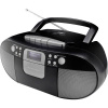soundmaster SCD7800SW rádio s kazetovým prehrávačom DAB+, FM AUX, CD, kazeta, USB funkcia alarmu čierna; SCD7800SW