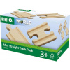 Brio Krátké koleje rovné 108 mm 4 ks Brio Krátké koleje rovné 108 mm 4 ks