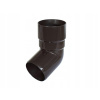 Koleno odkvapovej rúry Gamrat 90 mm, hnedé Koleno odkvapovej rúry Gamrat 90 mm, hnedé