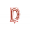 Party Fóliový balón písmeno D rose gold na oslavu Party Fóliový balón písmeno D rose gold na oslavu