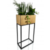 Moderný kvetináč LOFT FIORINO dub 42x22x80cm Moderný kvetináč LOFT FIORINO dub 42x22x80cm