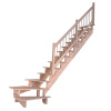 StarWood Schody Lindos bukové pravé 100cm otvorené drev. dizajn. zábradlie StarWood Schody Lindos bukové pravé 100cm otvorené drev. dizajn. zábradlie